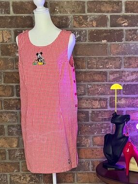 Mickey/Disney Red & White Summer Dress
